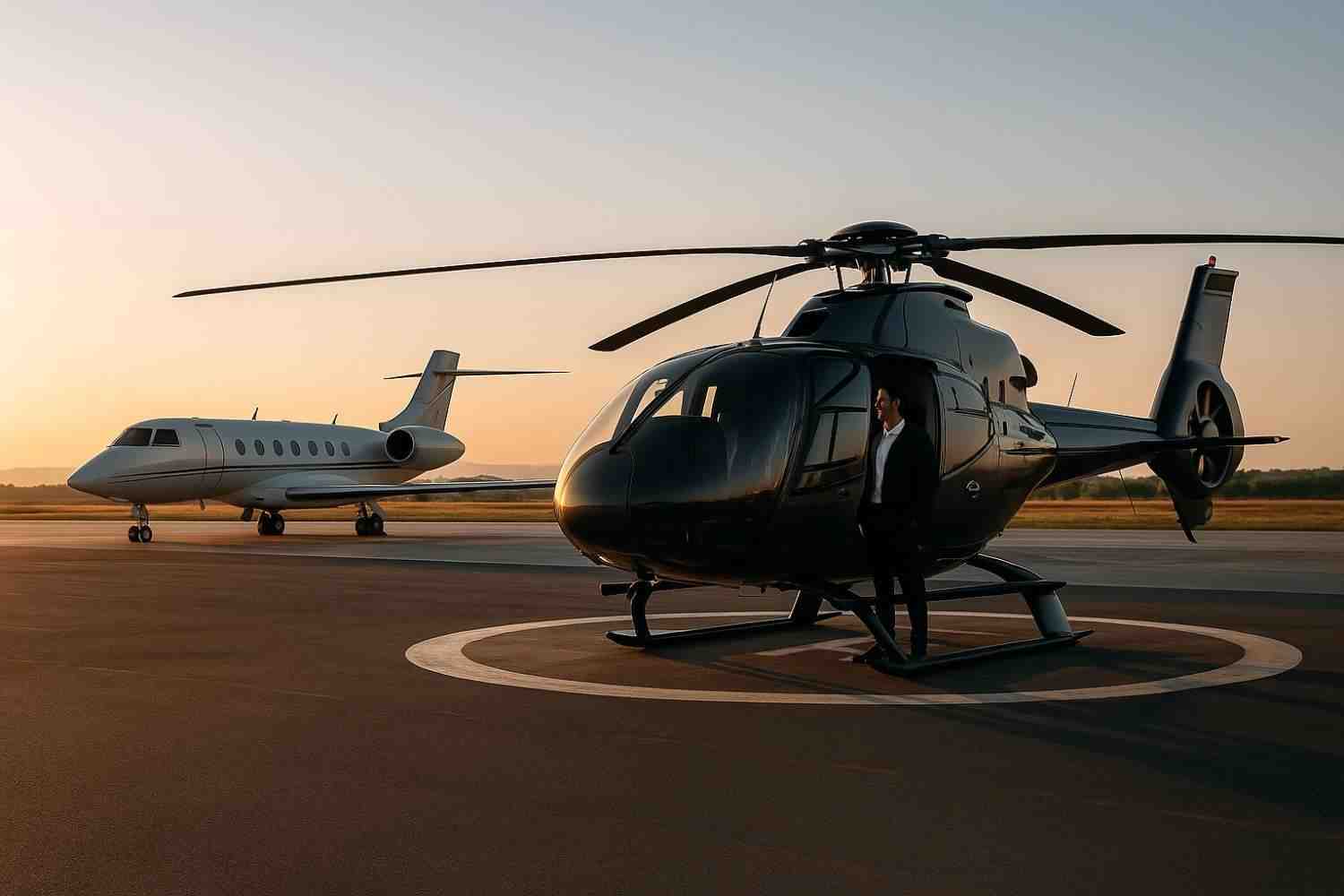 Helicopter & Private Jet Charters and Transfers